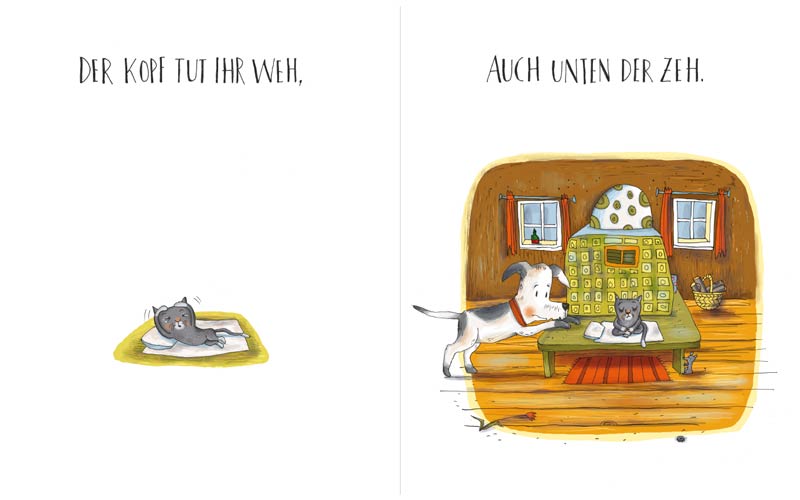Bald bist Du gesund, kleine Katze!
